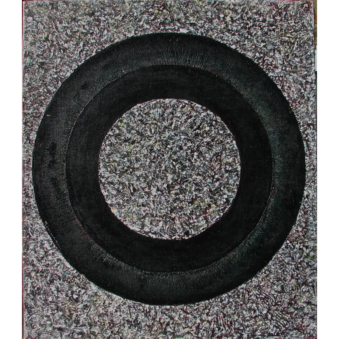 Jiro Kimura, "Untitled," 10-inch oil painting