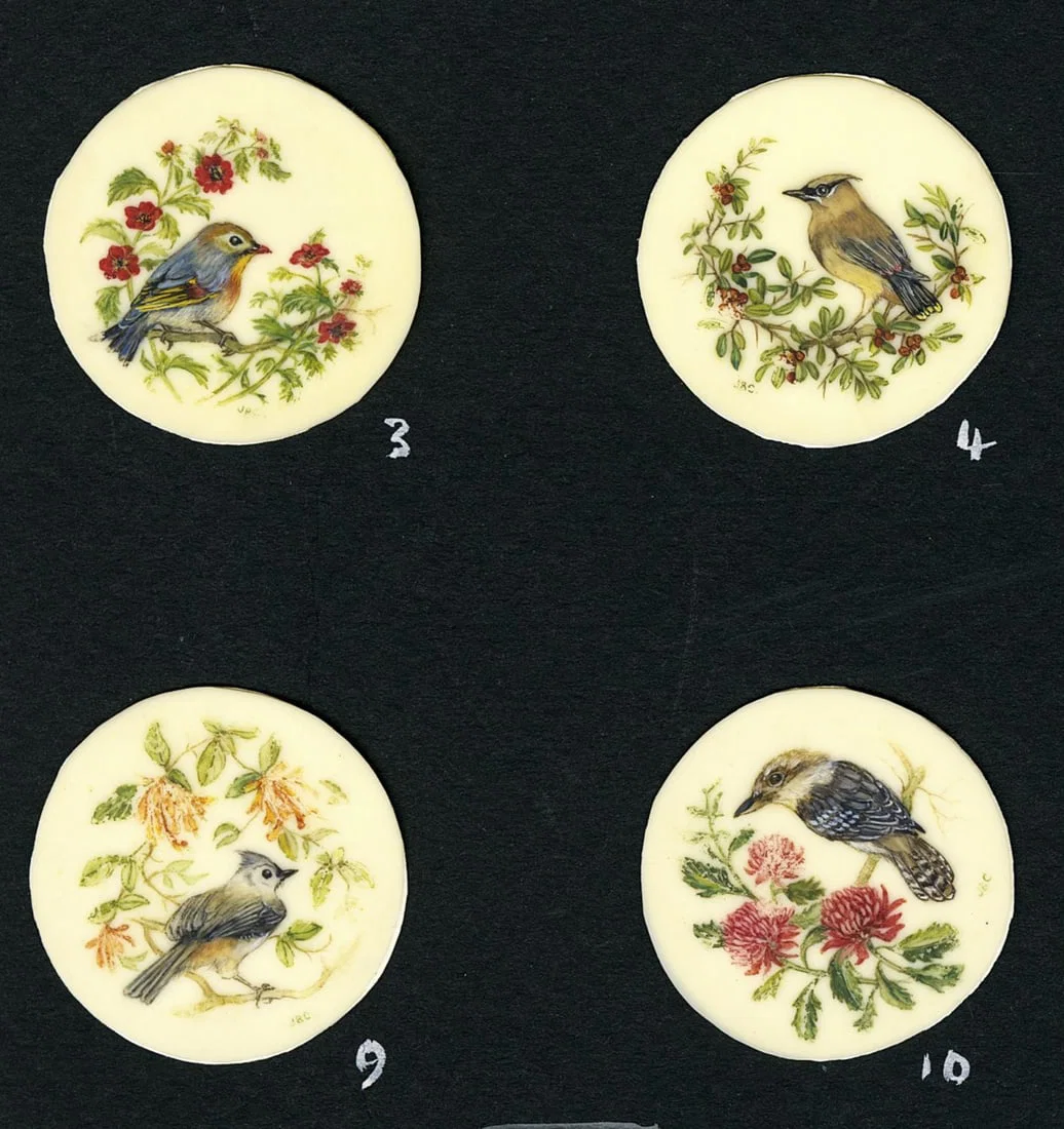 Joan B Campbell (UK,20C) gouache painting