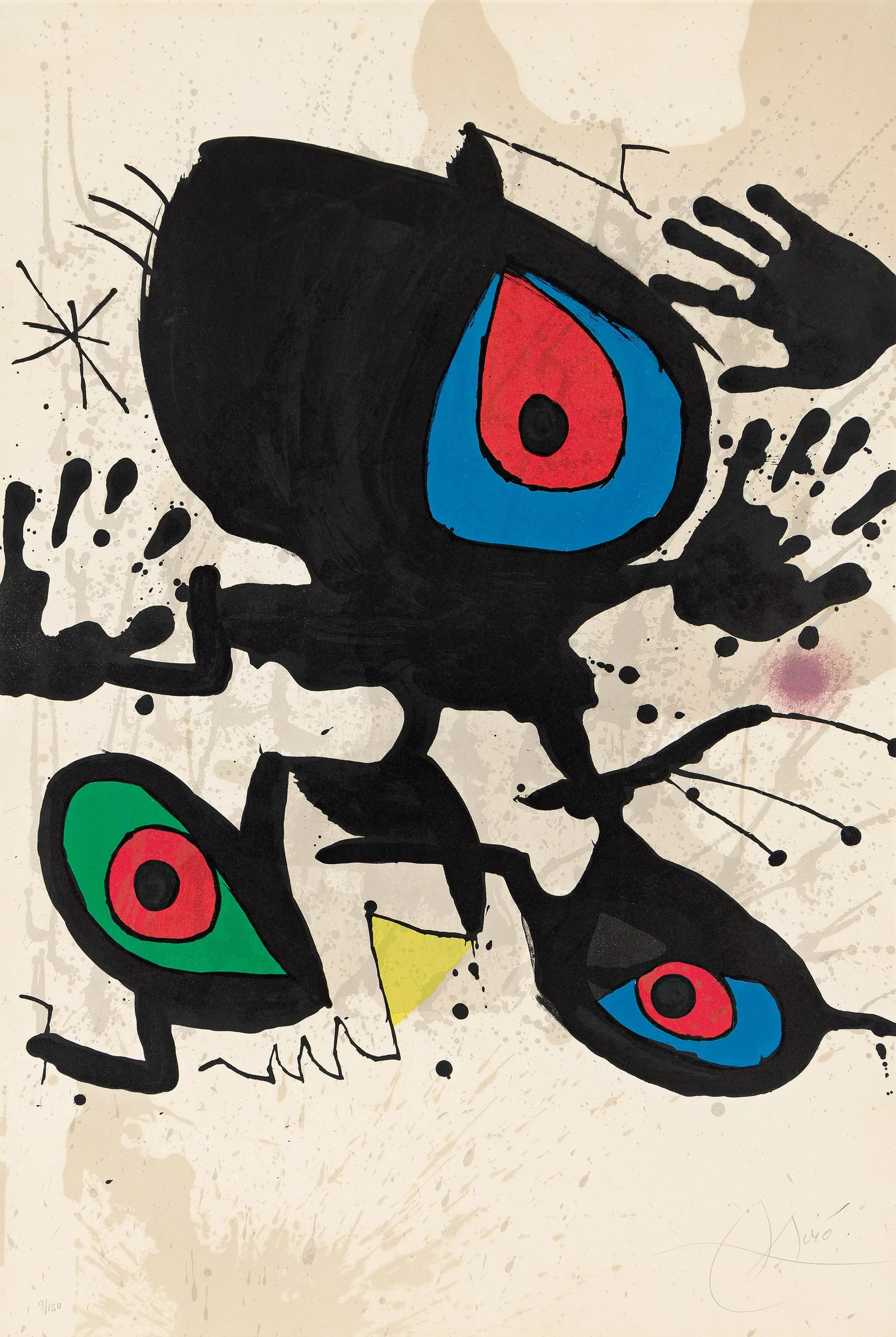 Joan Miró (1893-1983), Homage to Miró, 1973.