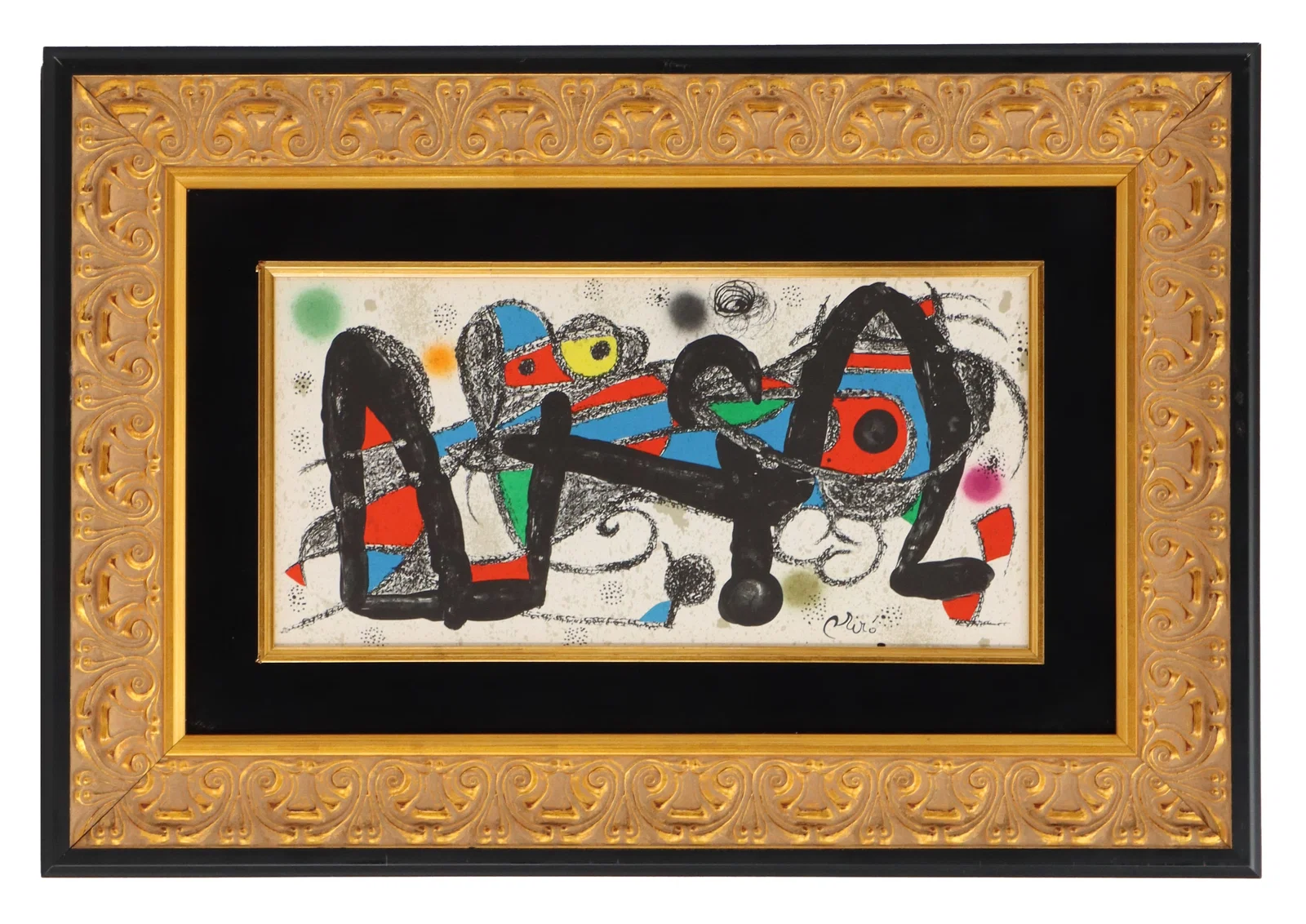 Joan Miro (1893-1983) Spanish, Signed First State Lithograph