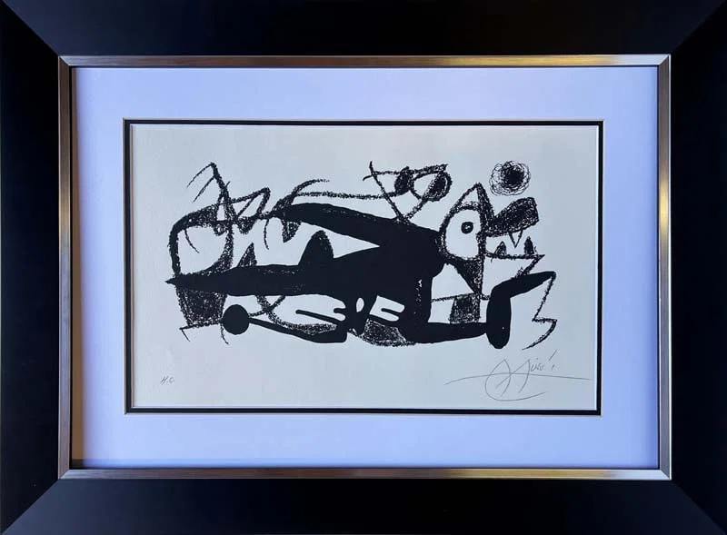 Joan Mrio (Spanish 1893-1983) 1970 Fotoscript Original Lithograph Hand signed HC Artist Proof