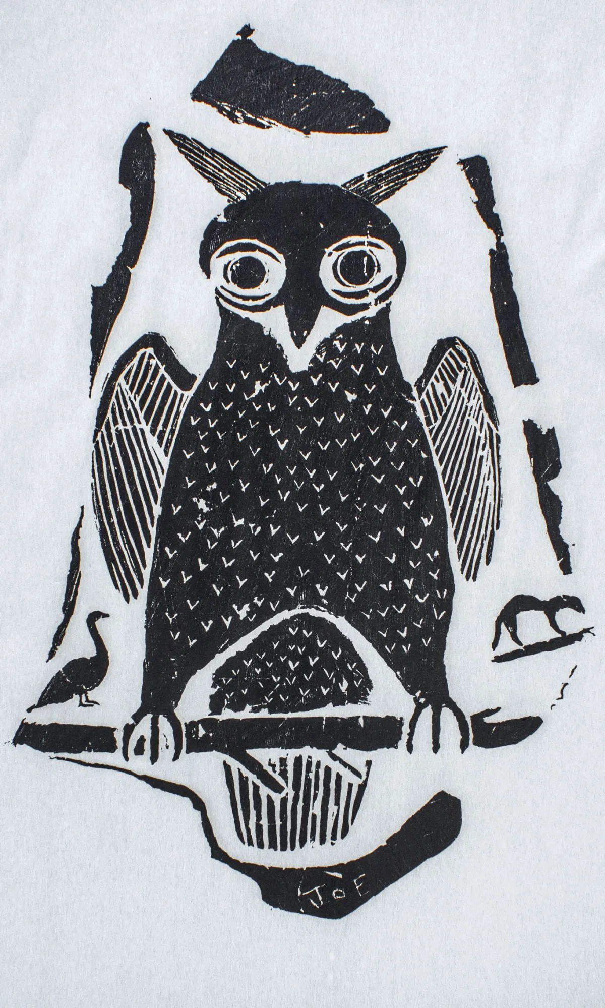 Joe Talirunili Owl Stonecut