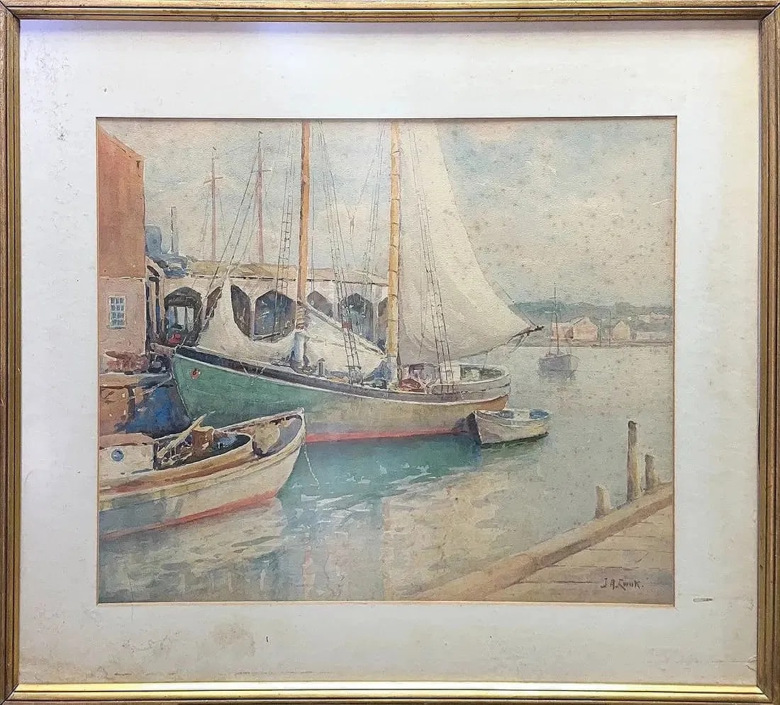 John A. Cook, Watercolor on Paper, American (1870 - 1936)