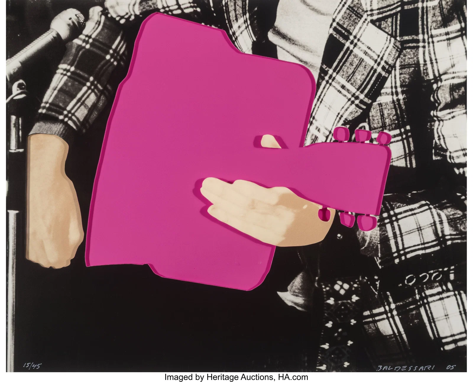 John Baldessari (1931-2020) Person with Guitar (