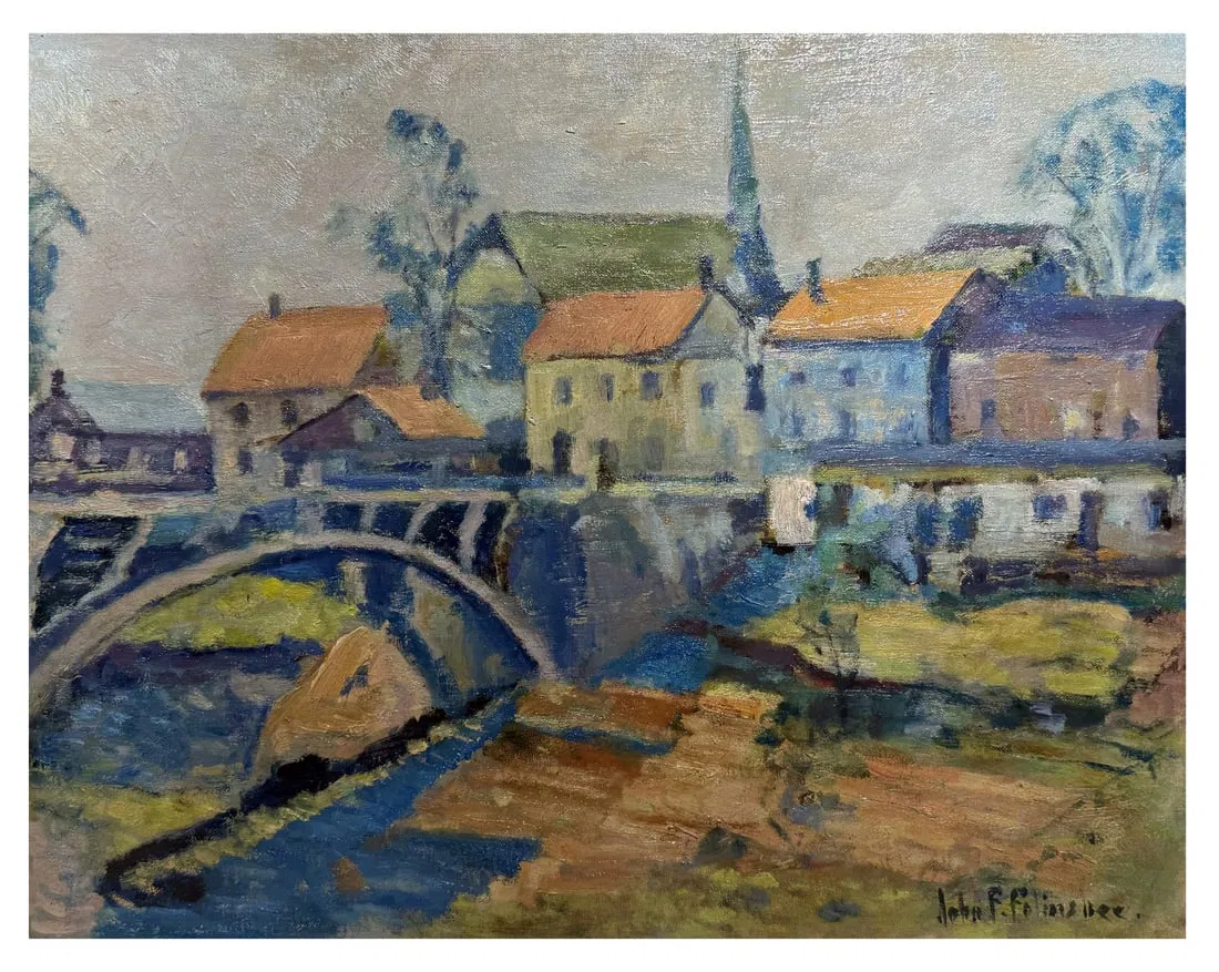 John F. Folinsbee(after); American Oil - New Hope Signed