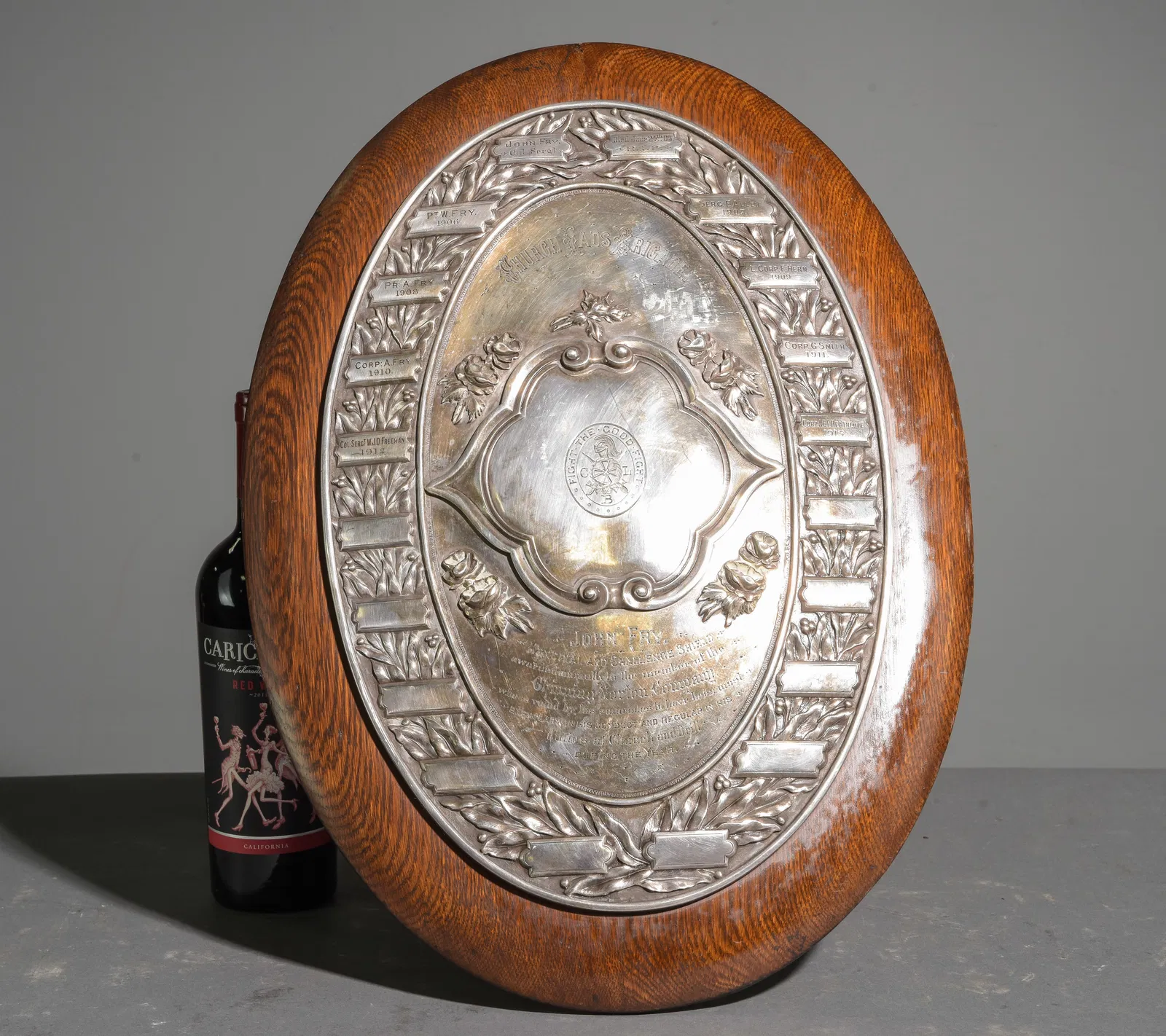John Fry " Memorial & Challenge Shield " Plaque