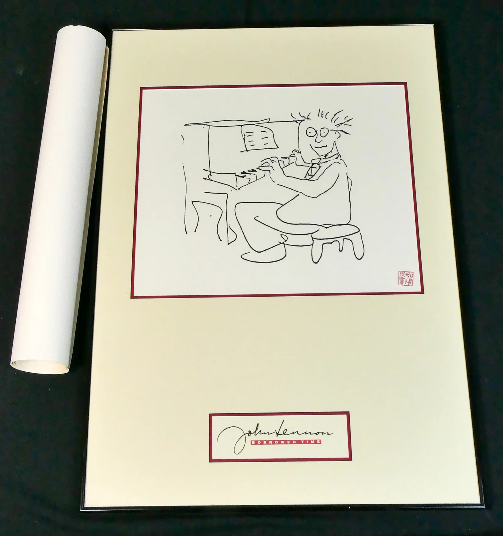 John Lennon Borrowed Time Poster