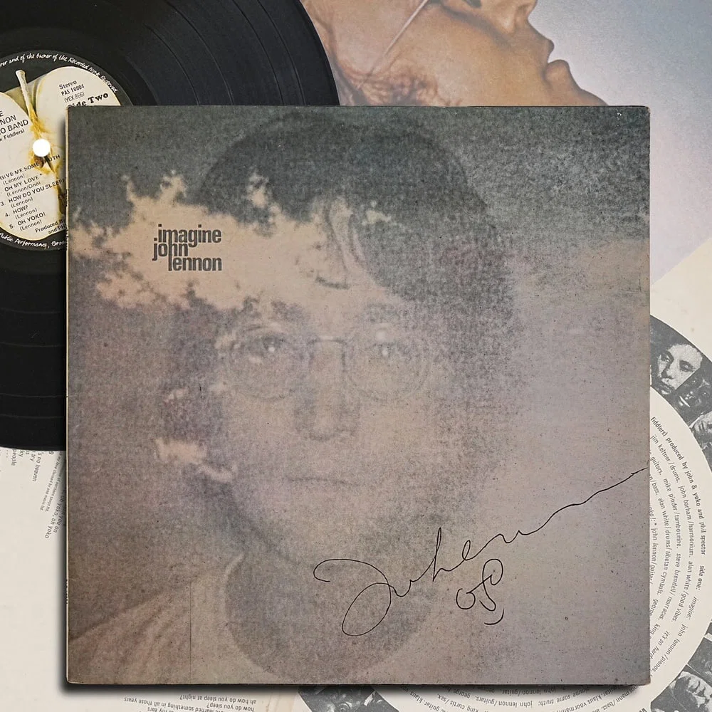 JOHN LENNON SIGNED IMAGINE LP