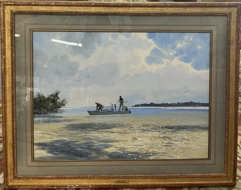 John P. Cowan Original Watercolor "Near East End"