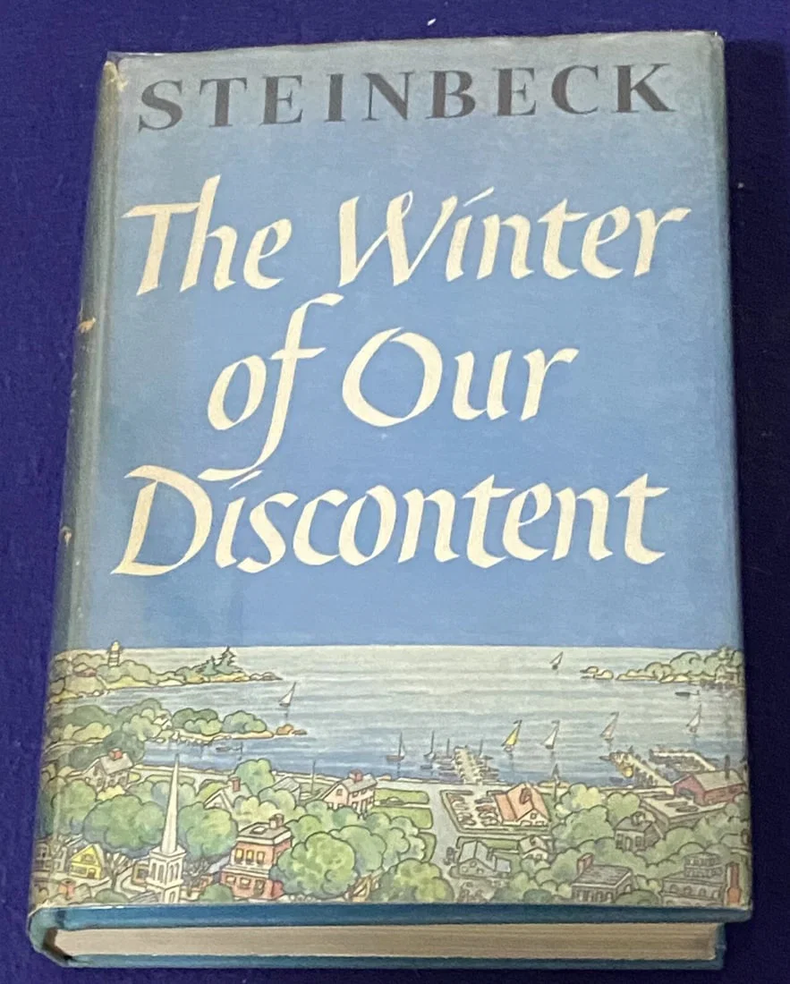 John STEINBECK The Winter of Our Discontent 1961 1st/1st Viking HBDJ Very Good