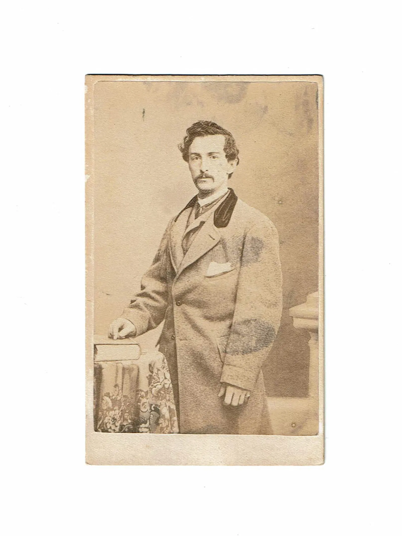 John Wilkes Booth CDV, Gutman 4, Ex-The Rail Splitter