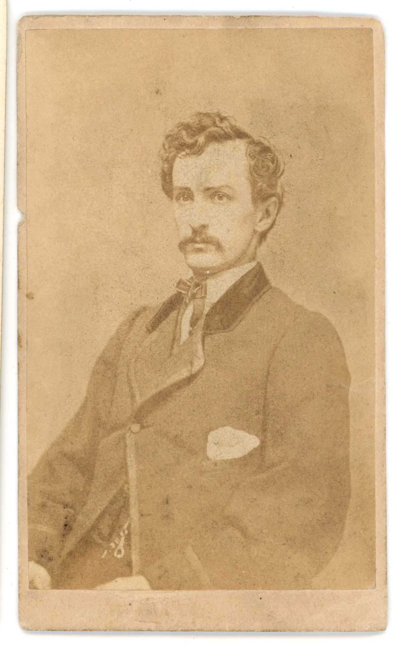 John Wilkes Booth CDV Portrait