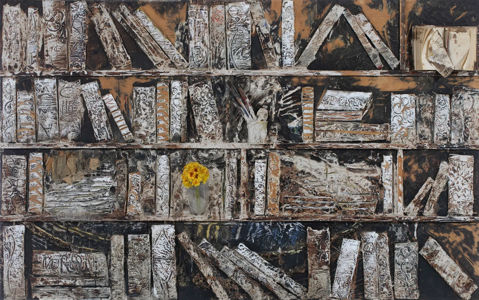 JORGE CURVAL (b.1958) - 'Biblioteca'