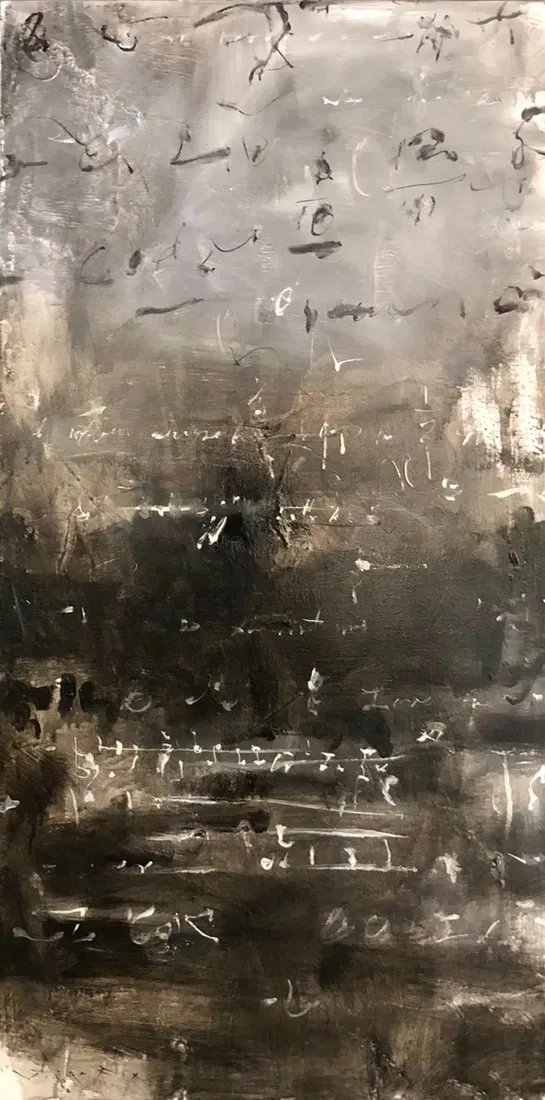 Jorn Fox Abstract Original Oil on Canvas Signed