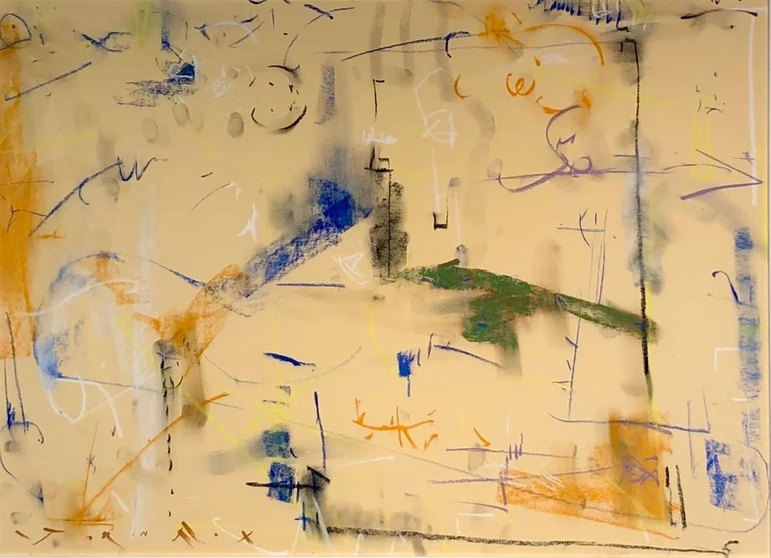 Jorn Fox (Abstract) Signed Original Pastel
