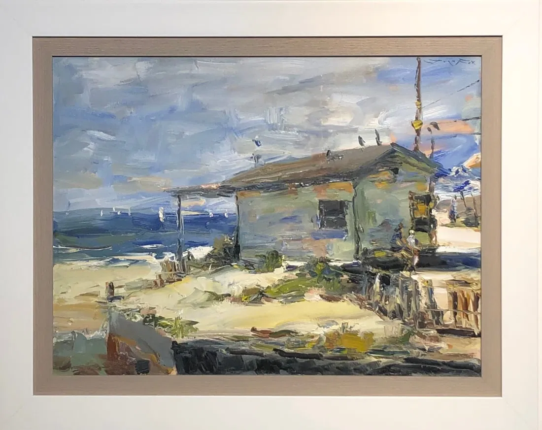 Jorn Fox (Impressionist - Crystal Cove Cottage) Signed Original Oil