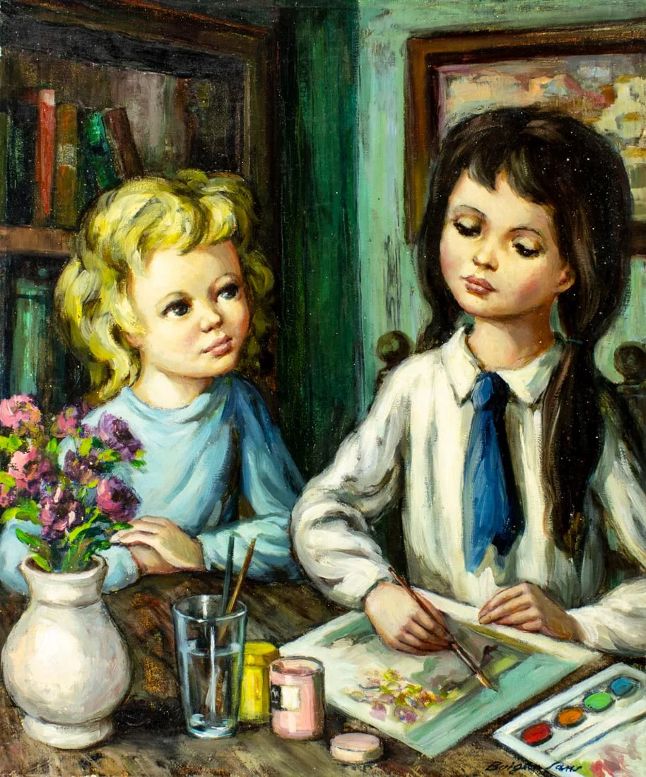 Jose Buigas (Spain,1927-?) oil painting