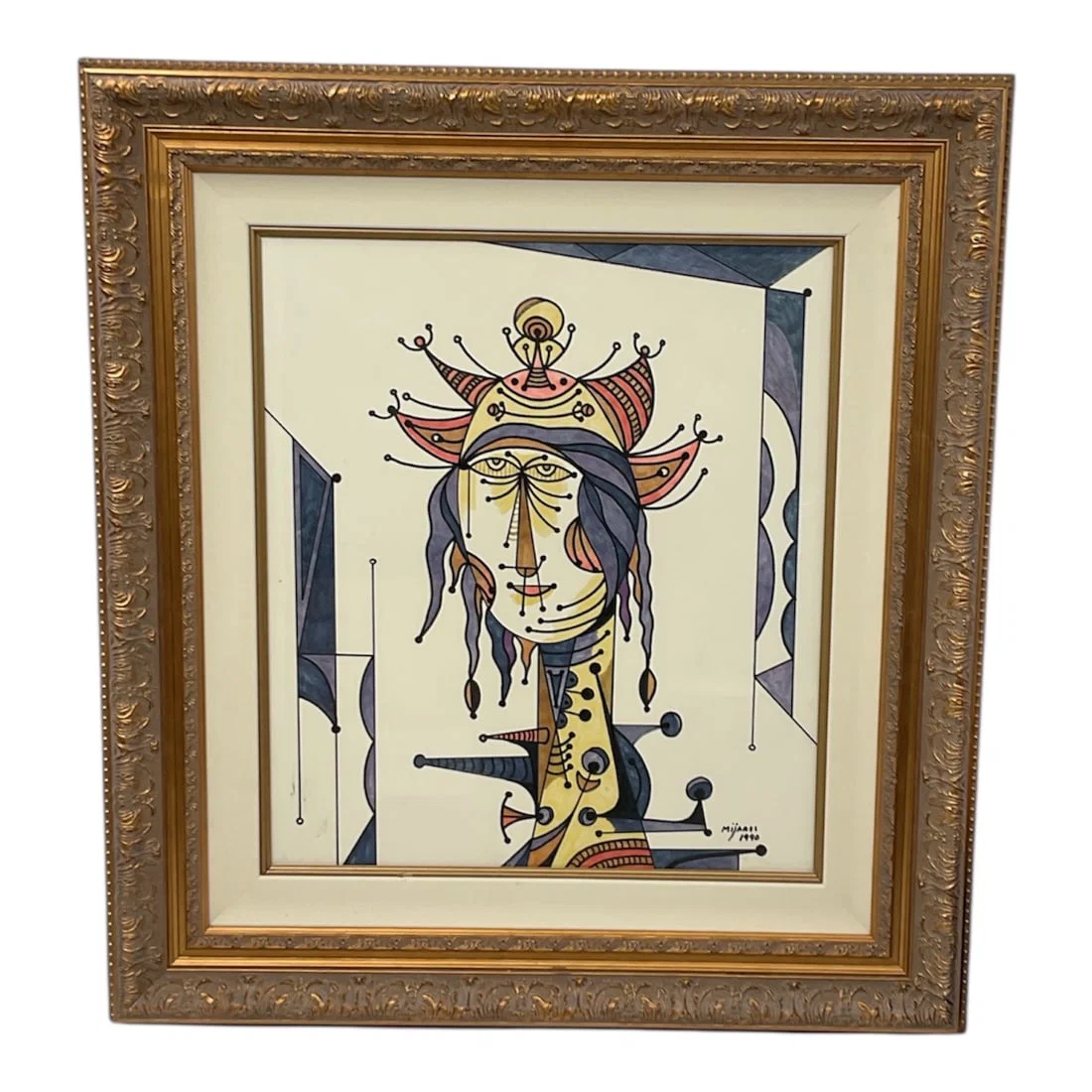 Jose Maria Mijares (Cuba, 1921-2004) Mixed Media