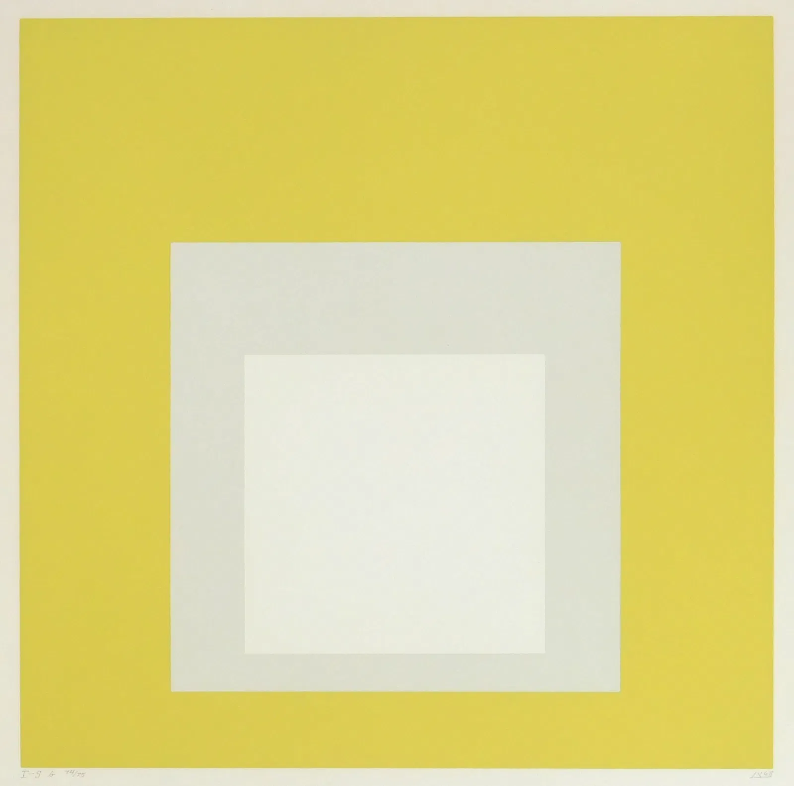 Josef Albers (American, 1888-1976) silkscreen