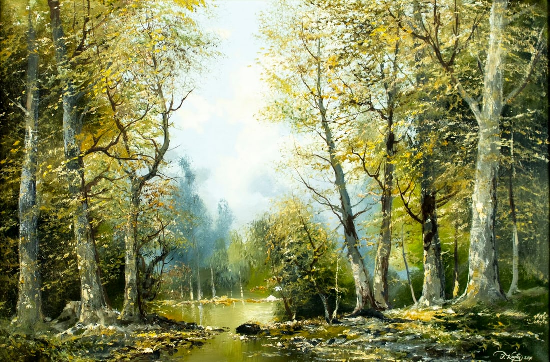 Josef Kugler (Germany,Austria,1913-2011) oil painting