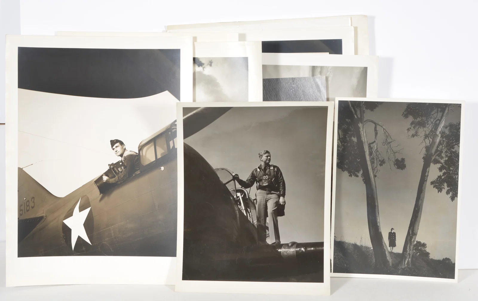 Josef Scaylea. Large lot of WW2 black and white photographs. Silver gelatin prints. Approximately 48