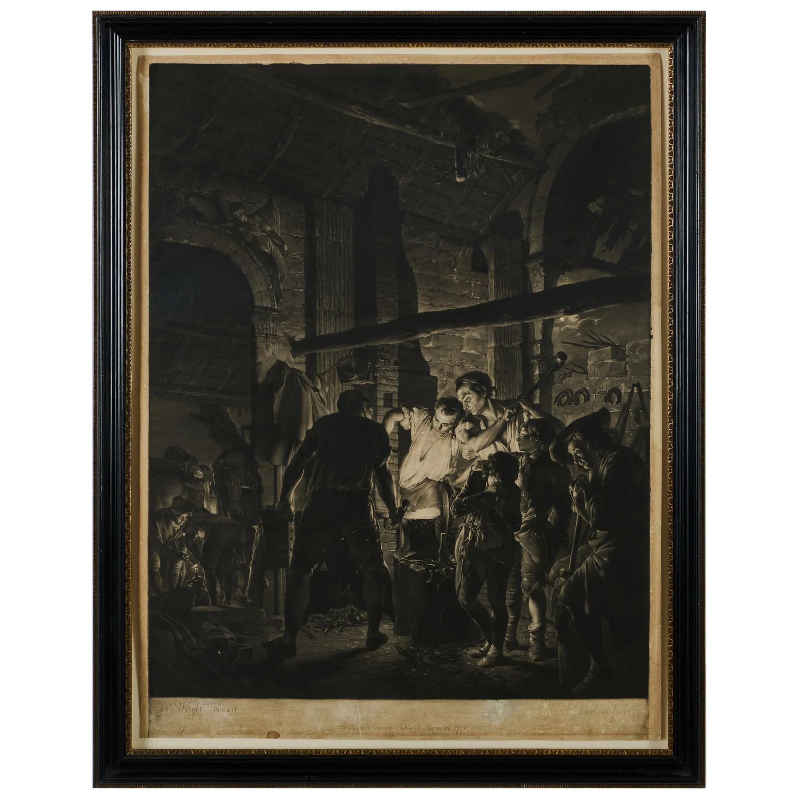 Joseph Wright of Derby (1734-1797): The Blacksmith's Shop