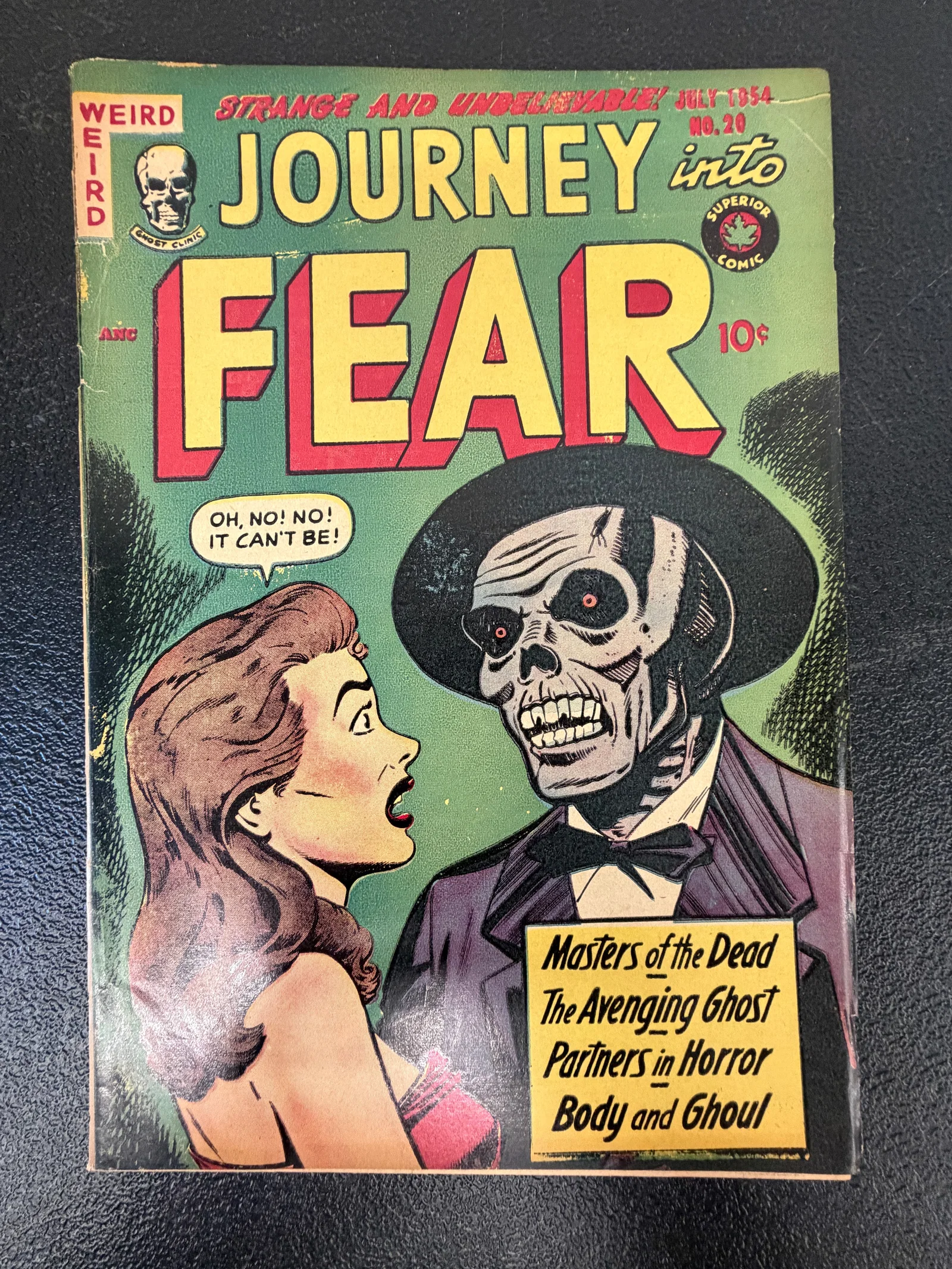 Journey into Fear #20 Vintage 10c Horror Comic Book