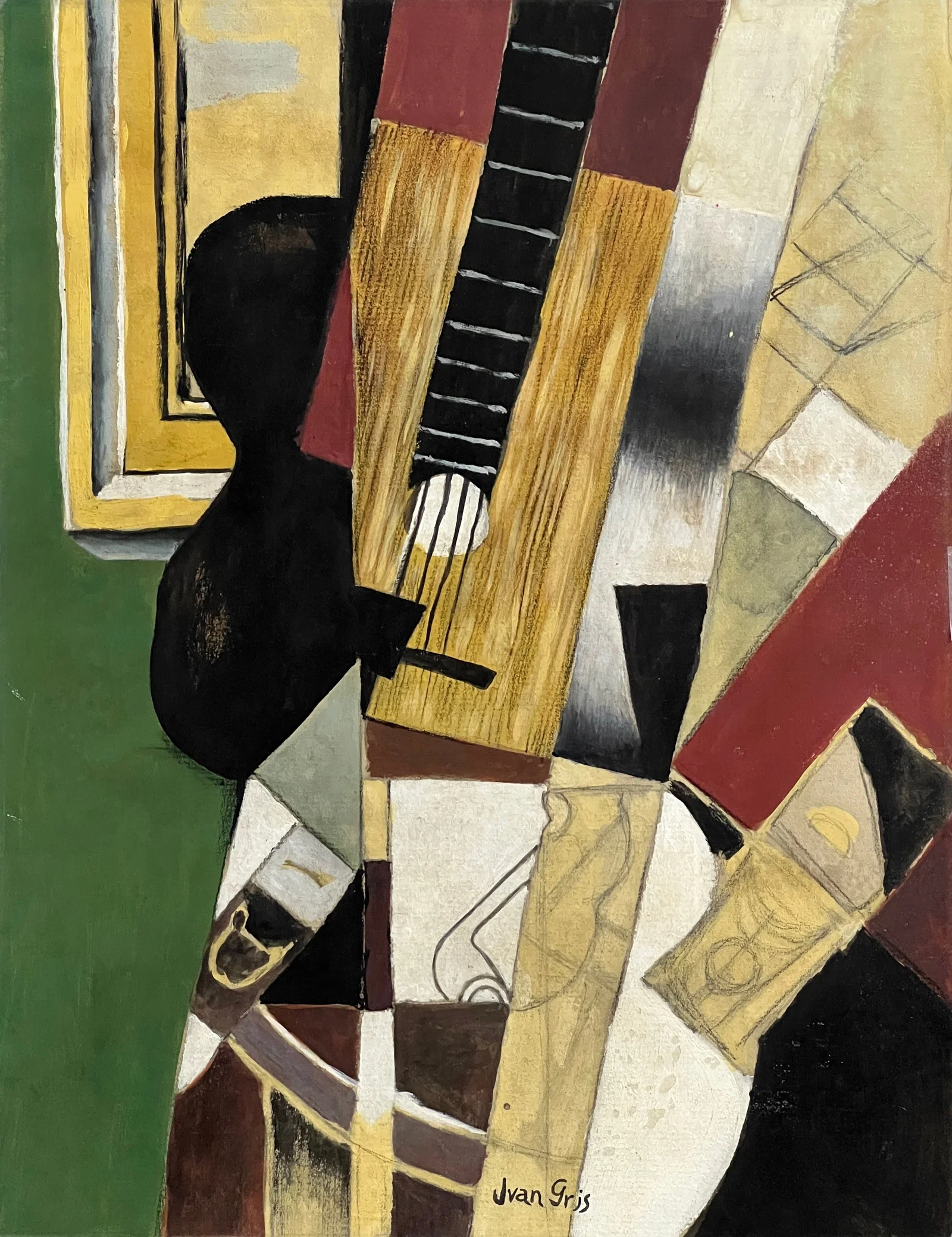 Juan Gris, Watercolor and graphite on paper.