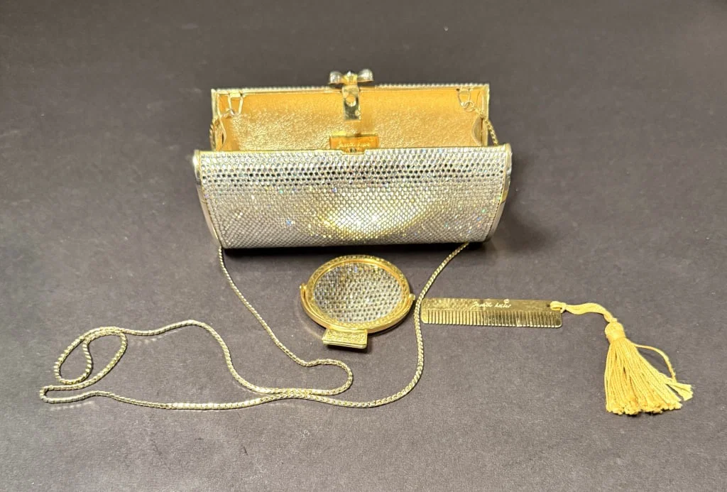 Judith Leiber Swarovski Crystal Minaudiere