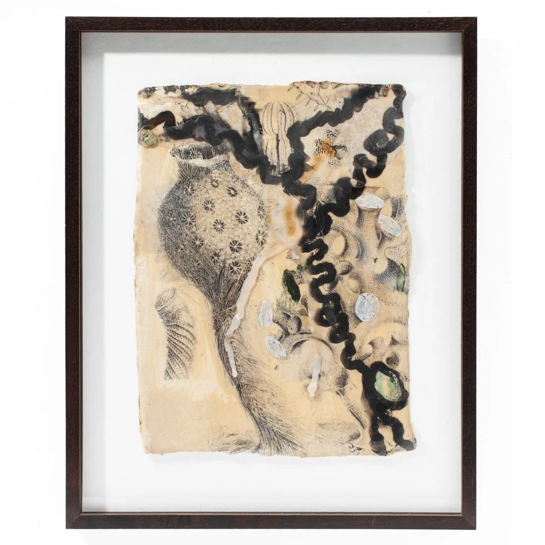 Judy Pfaff "Seed Pod" Mixed Media Artwork