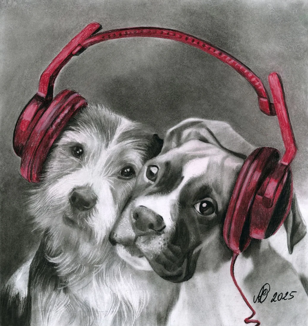Julia Abramova (Ukraine,20/21C) pastel painting