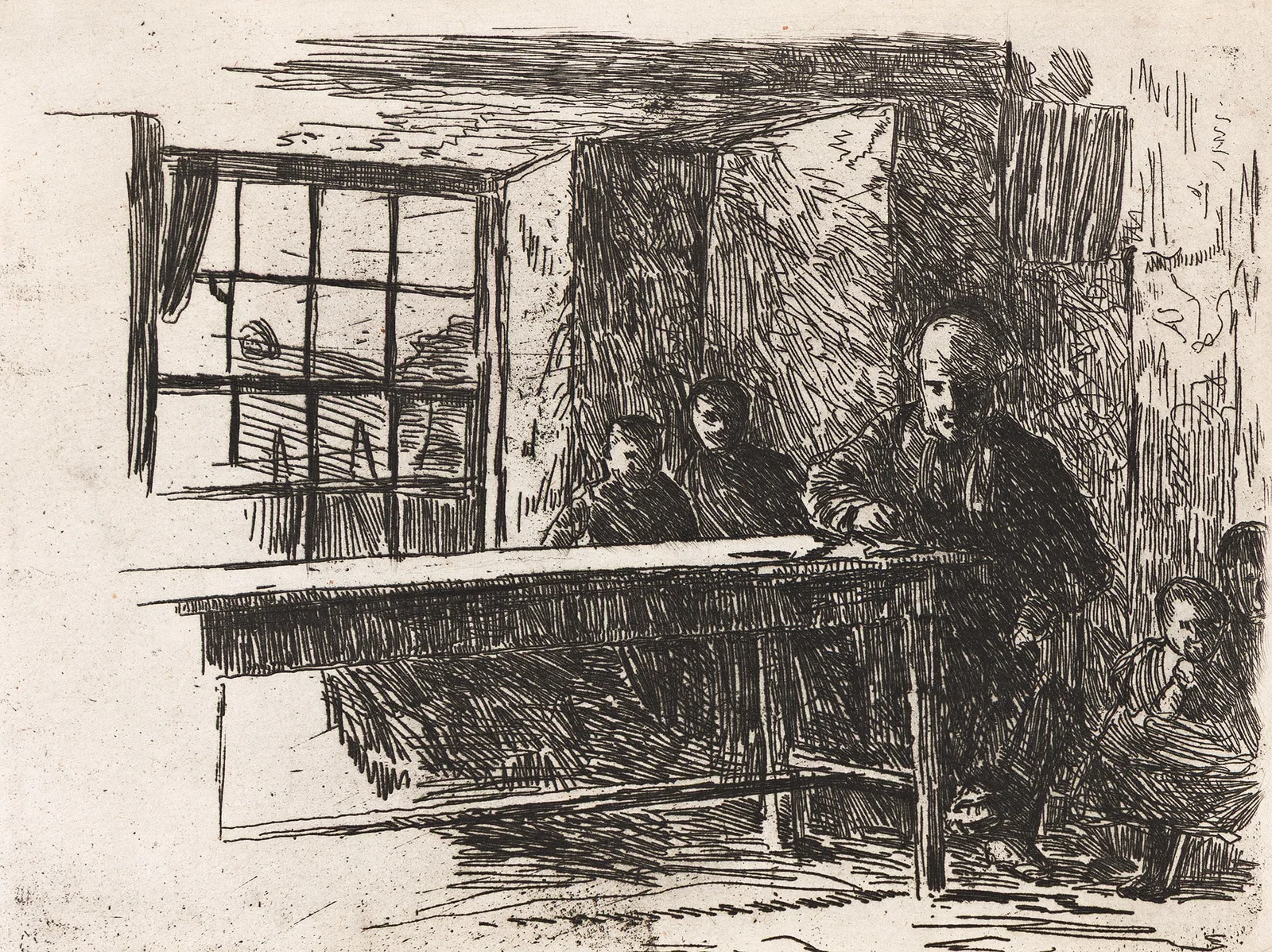 Julian Alden Weir (1852-1919), Fisherman's Hut, Isle of Man, circa 1889.