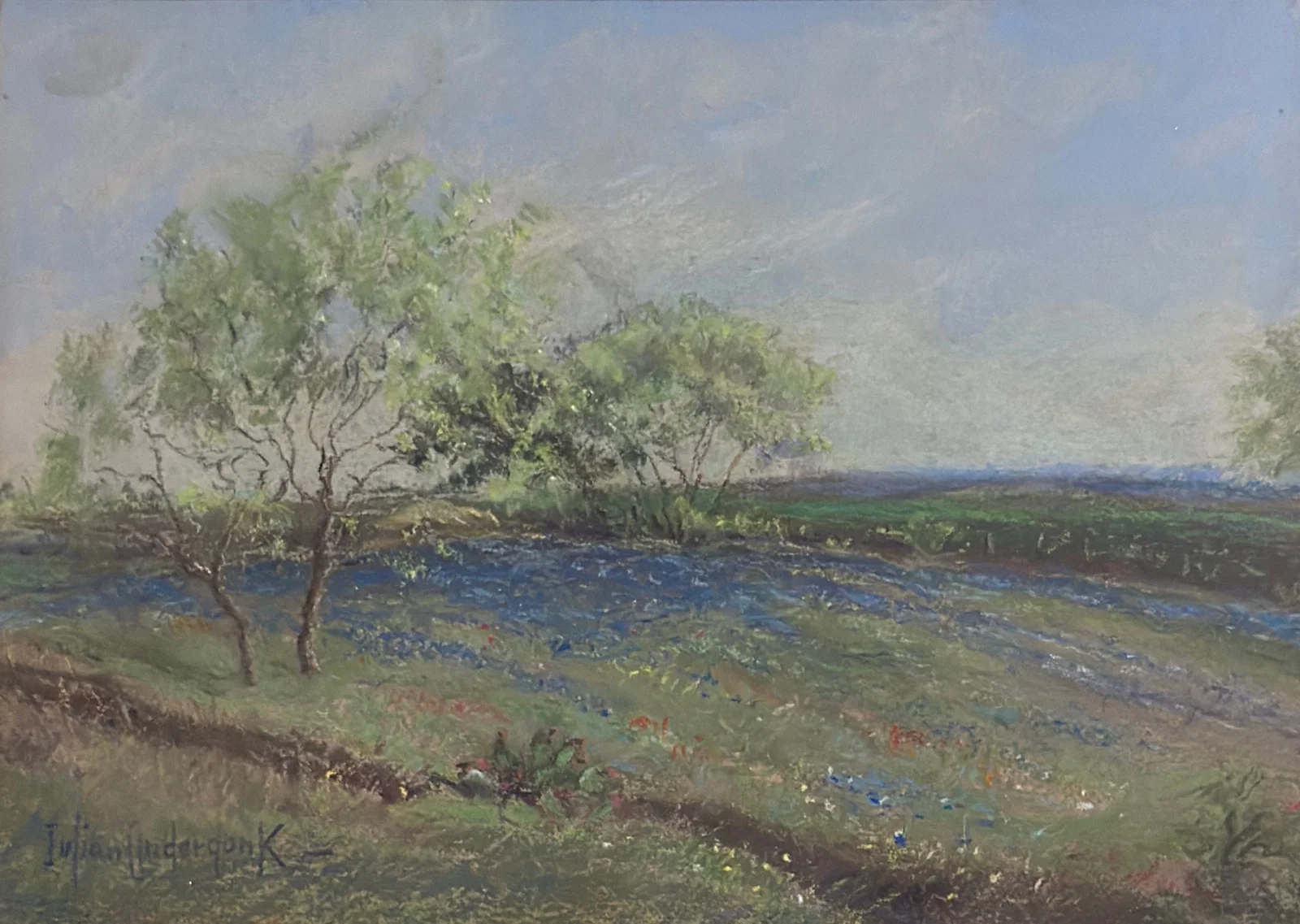 Julian (Robert Julian) Onderdonk ( 1882 - 1922 ) Landscape