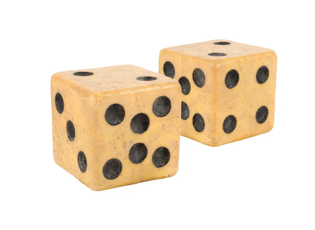 JUMANJI (1995) - Screen-Matched Oversized Jumanji Dice