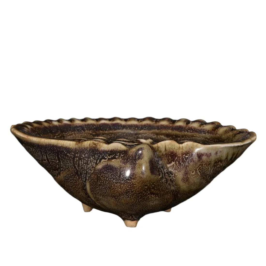 Jun Kiln Transmutation Shell Brush Washer