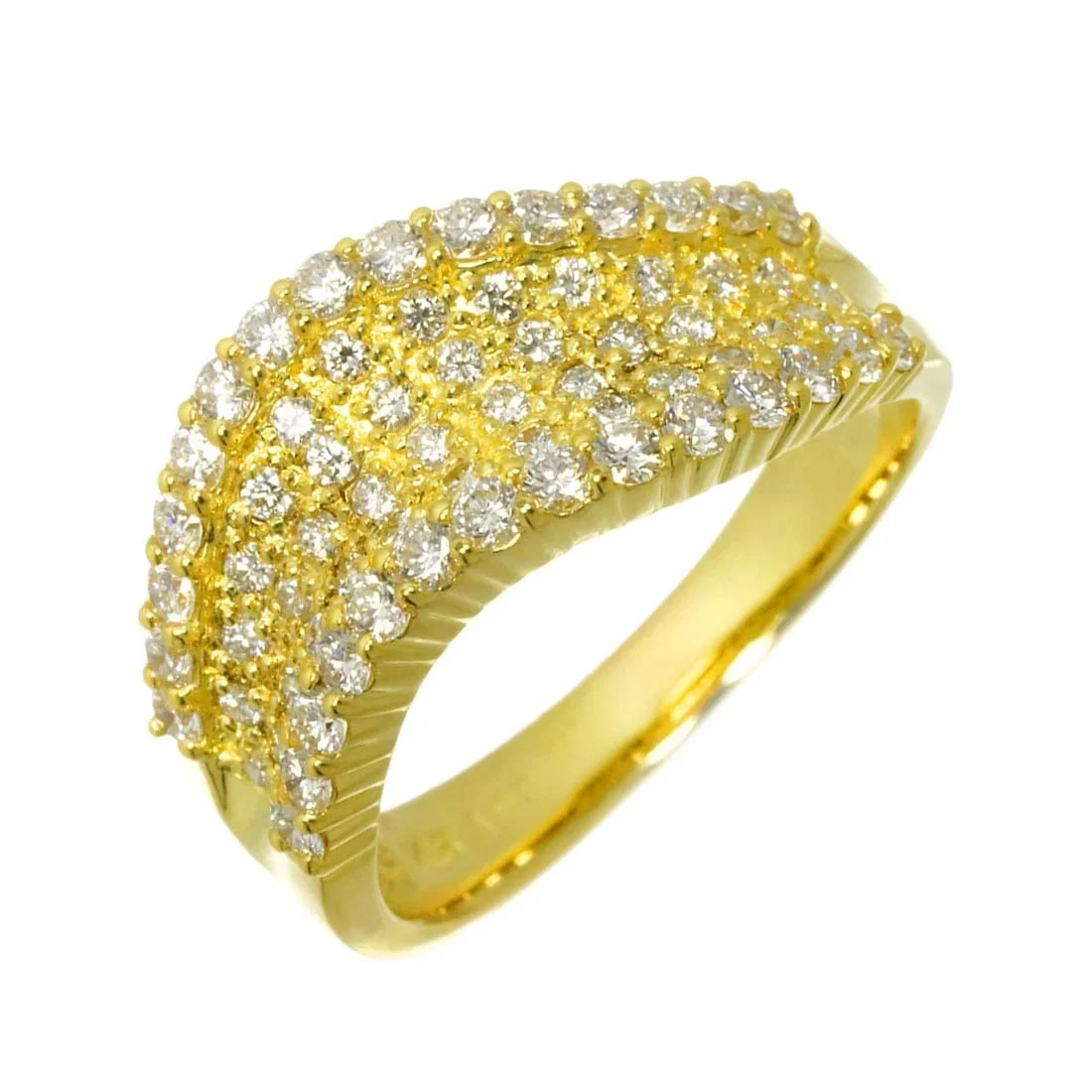 JUN OKINA DIAMOND RING 18K YG