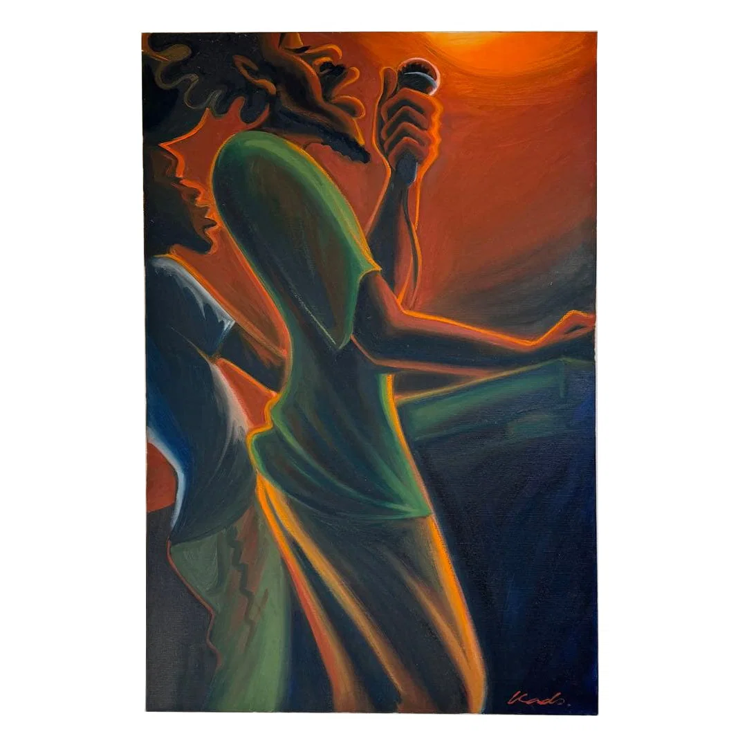 Kads MIIDA Oil Painting (Dee Jays) Original Artwork