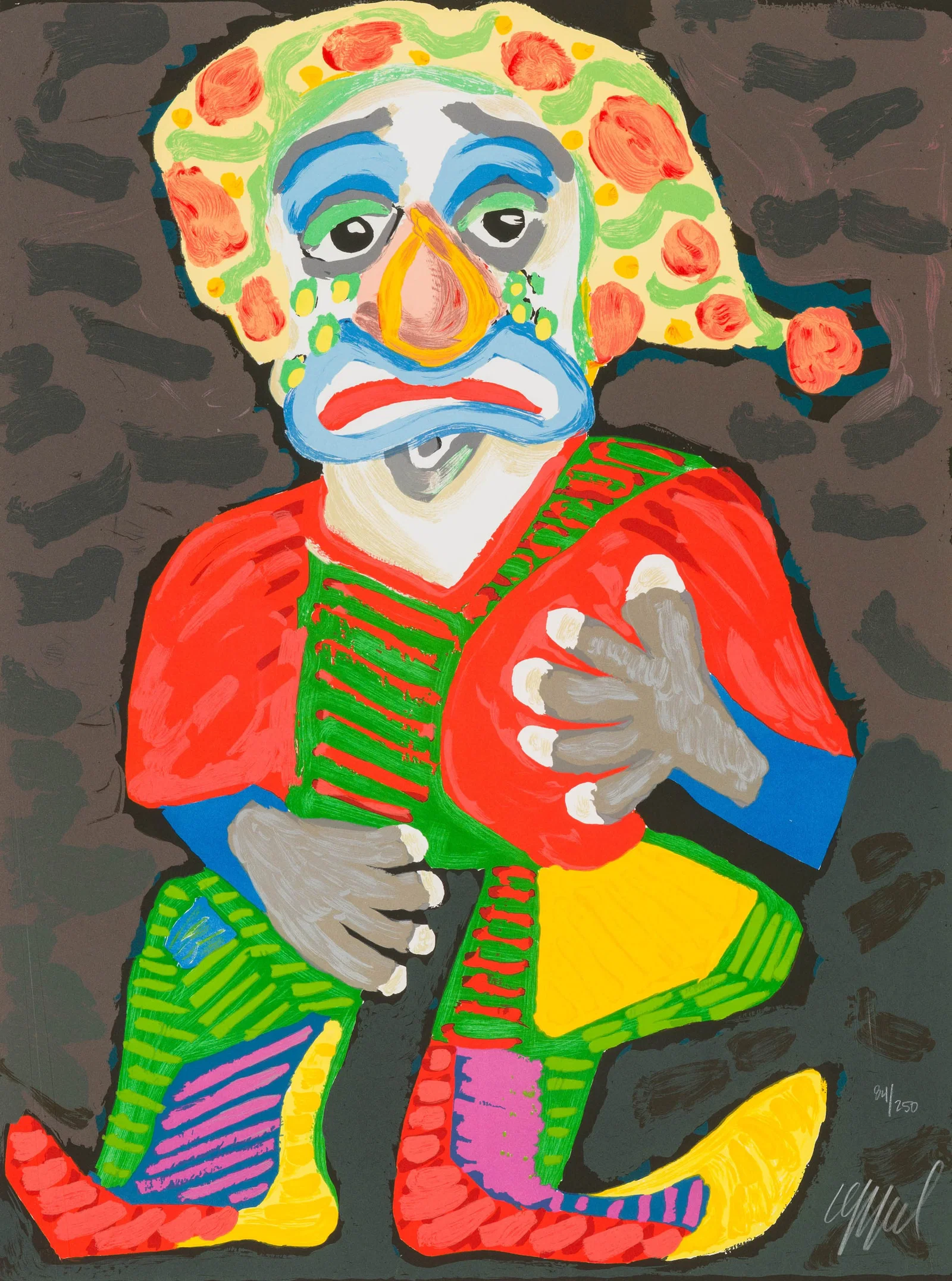 Karel Appel Pagliacci, Metropolitan Opera Association Fine Art II, 1984