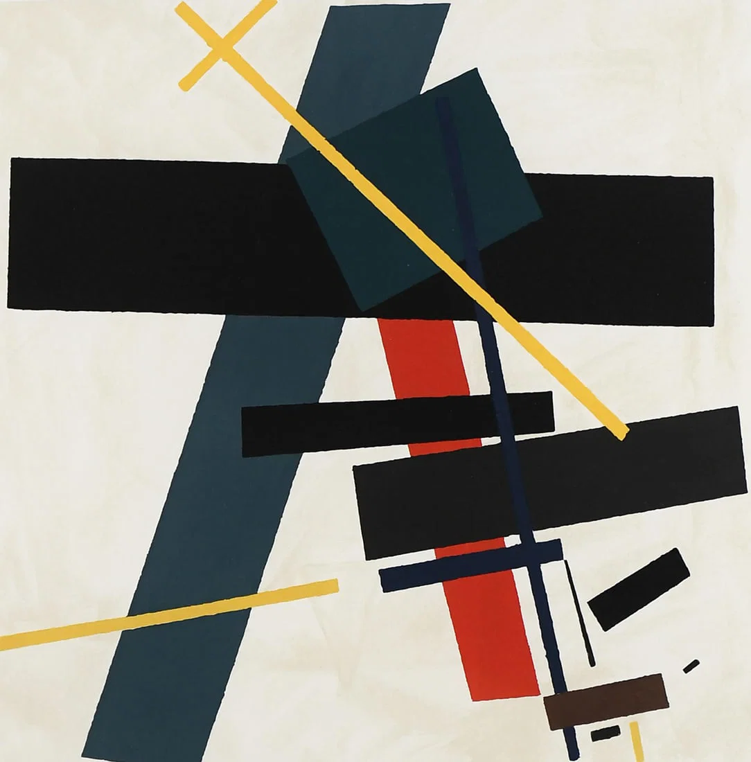 KASIMIR MALEVICH SUPREMATIST COMPOSITION LITHOGRAP