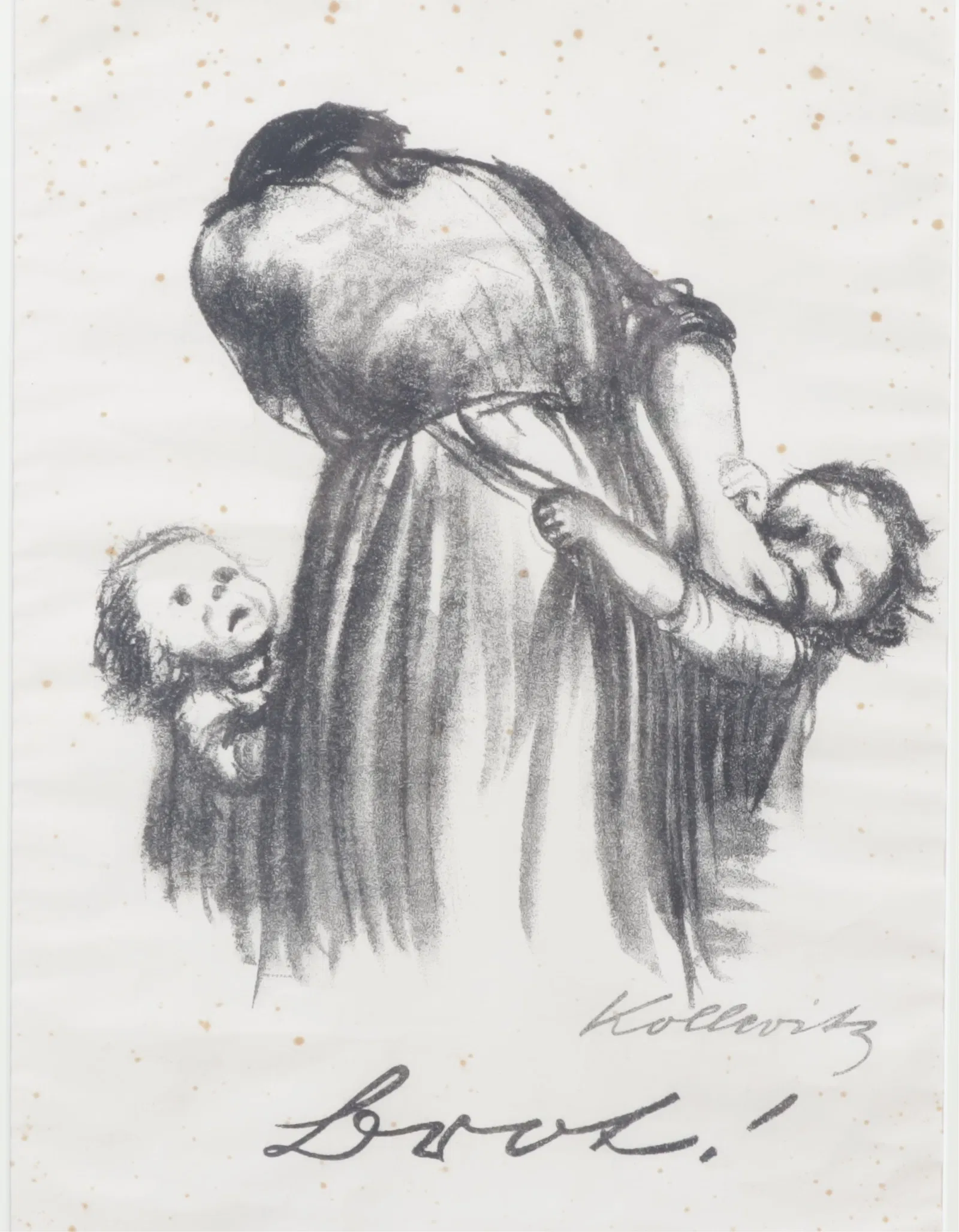 Kathe Kollwitz - Brot! (Bread) Lithograph
