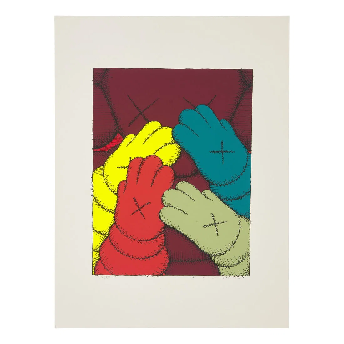 KAWS (American, b. 1974) Untitled (from the Urge Portfolio), 2020