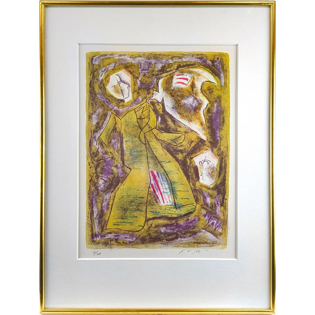 Kazuo Wakita, "Bird Song Series E," Lithograph Print