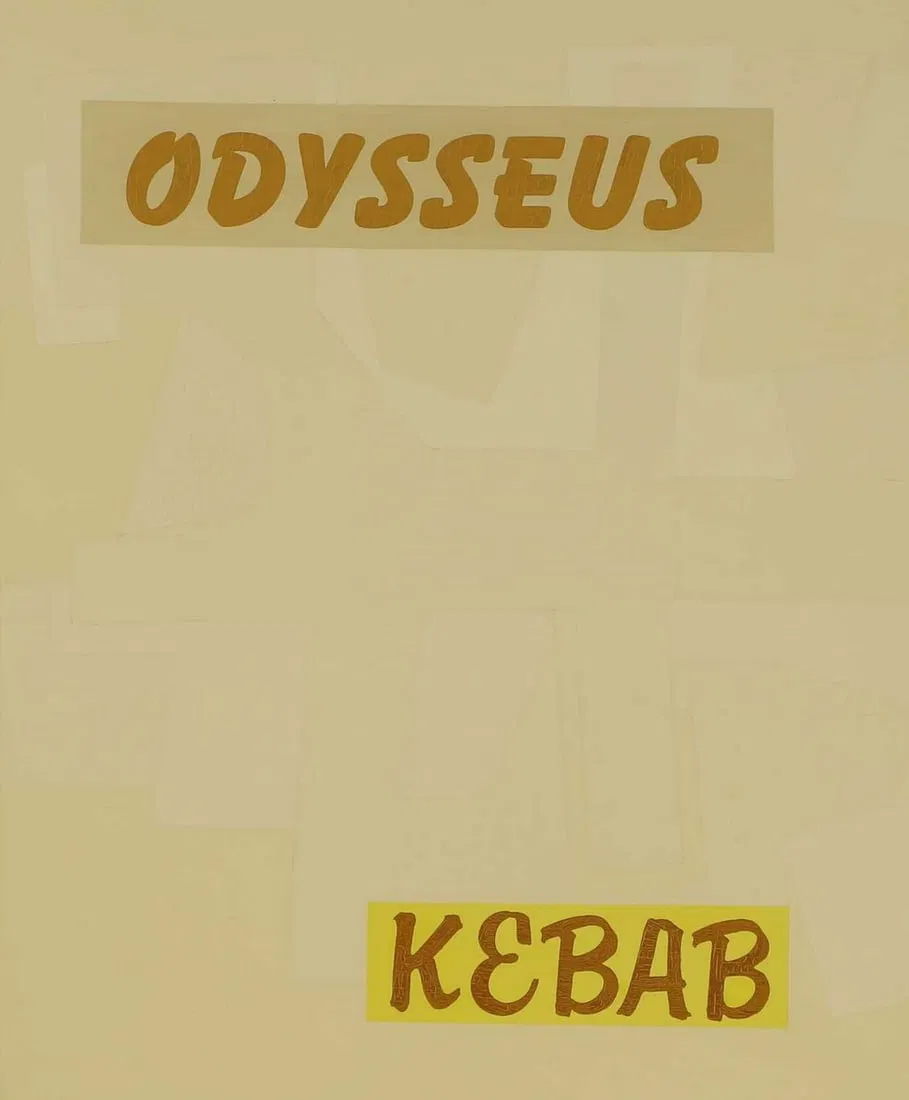 ▲ Keith Coventry (British, b.1958) 'Odysseus Kebab', 1998