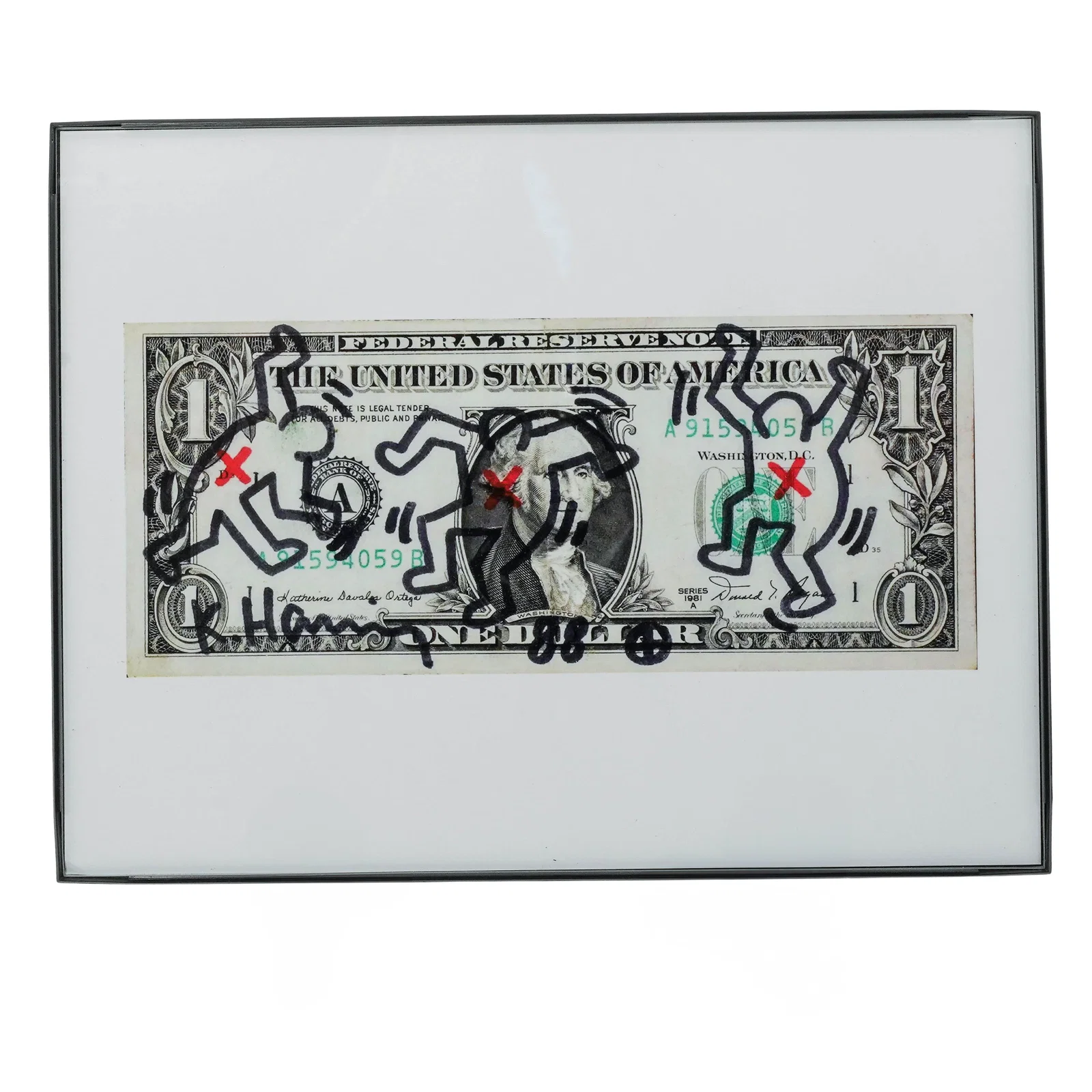 Keith Haring (American, 1958-1990) Money Note Print