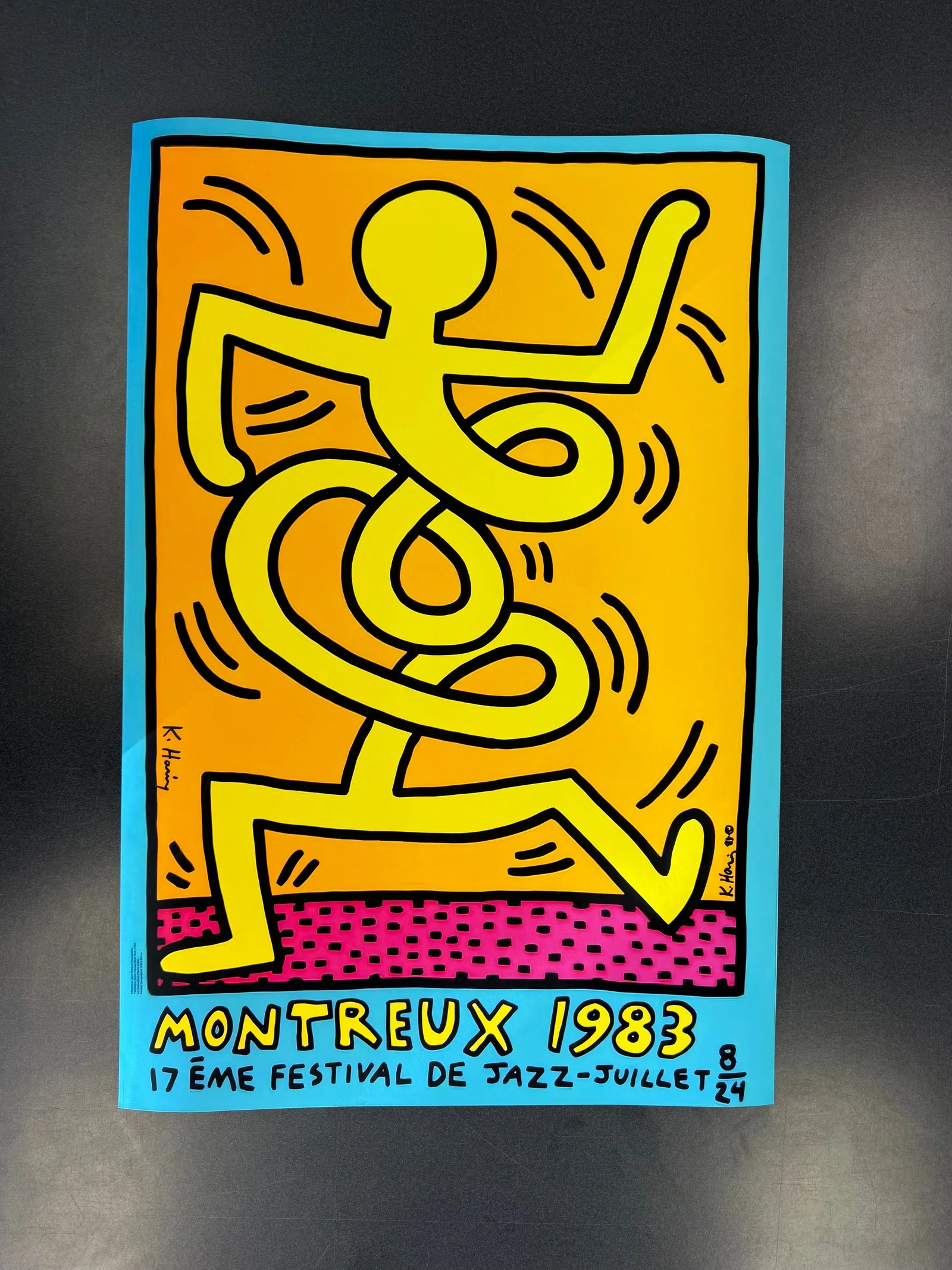 Keith Haring (Montreux, 1983) Blue