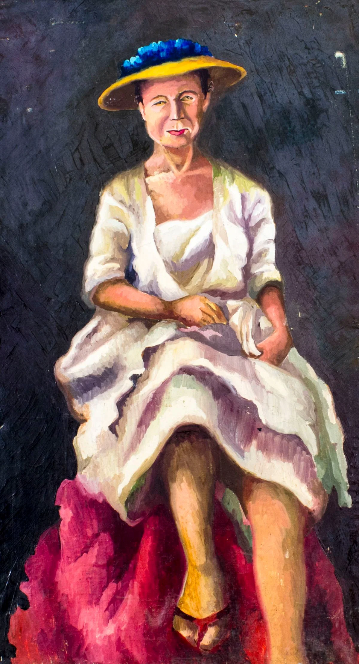 Keith Kerton Lewin (NY,Jamaica,1931-?) oil painting