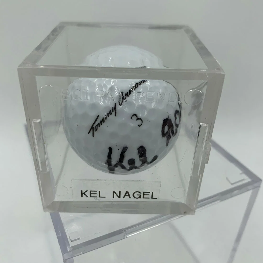 Kel Nagle Signed Golf Ball with JSA Certificate of Authenticity