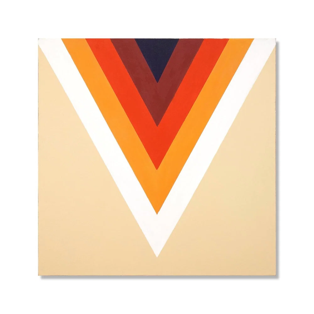 KENNETH NOLAND (1924-2010), ATTRIBUTED TO, ACRYLIC ON CANVAS