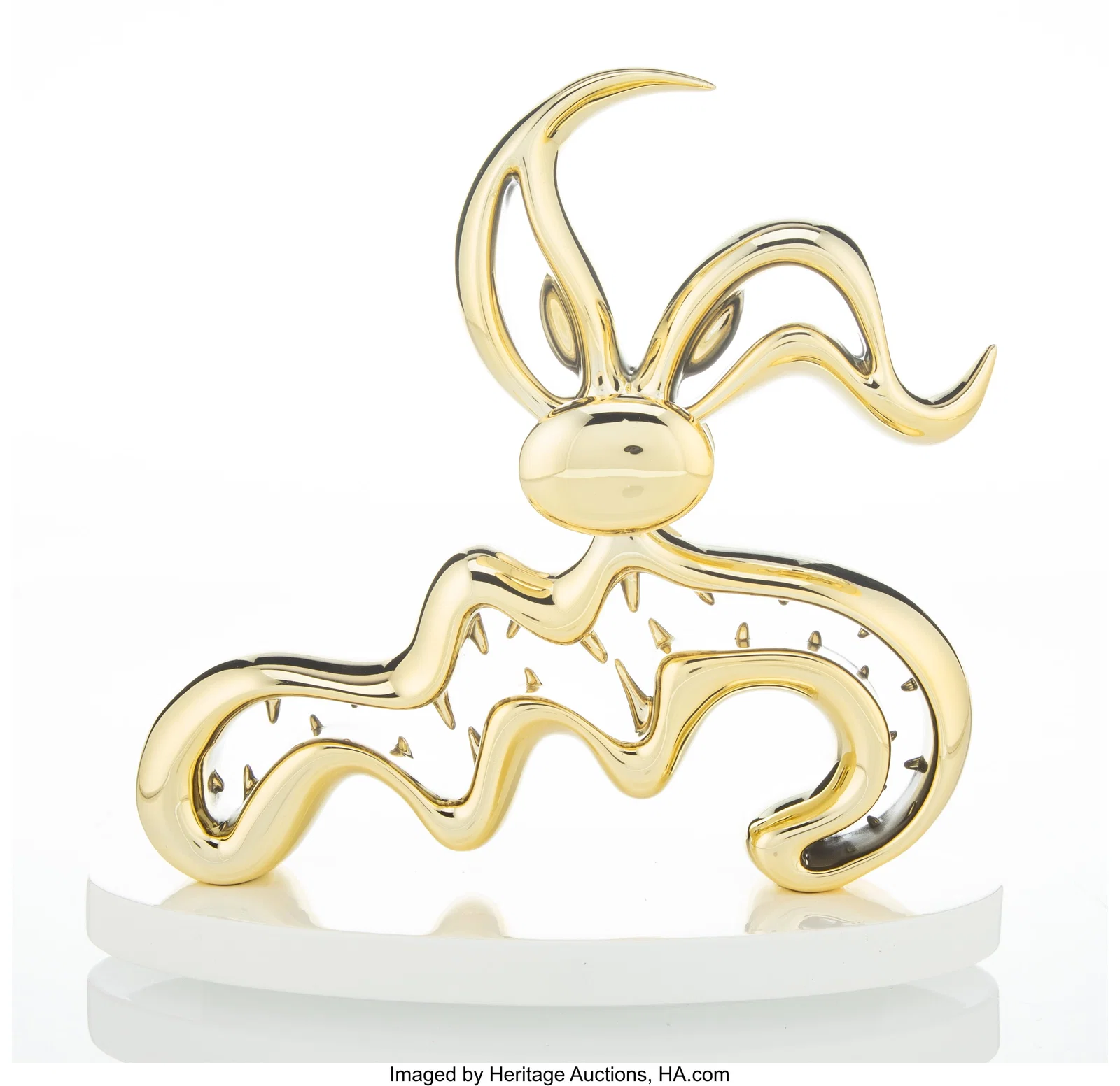 Kenny Scharf (b. 1958) Scary Guy (Gold), 2022 Ca