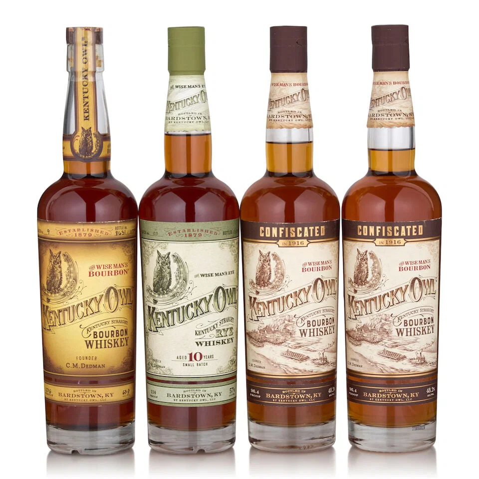 Kentucky Owl Batch No. 3 10 Years Old (1 bottle, 750ml) Kentucky Owl Confiscated (2 bottles, 75...